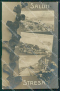 Verbania Stresa Saluti da Foto cartolina QZ2036 – fronte