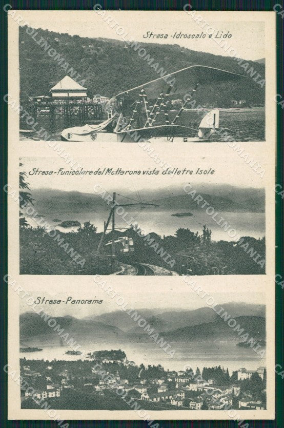 Verbania Stresa cartolina QZ2043 – fronte