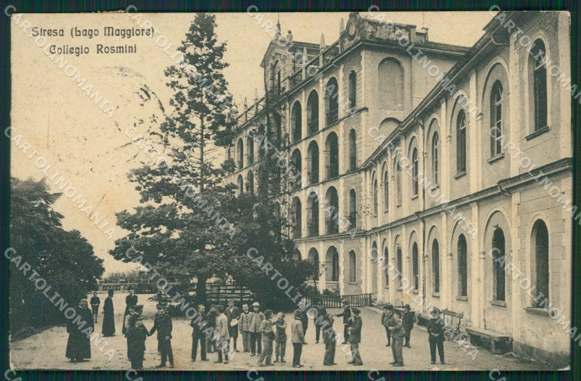 Verbania Stresa Rosmini cartolina QZ2050 – fronte