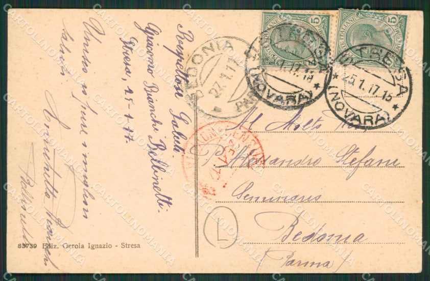 Verbania Stresa Rosmini cartolina QZ2050 – retro