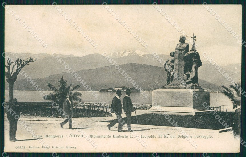 Verbania Stresa ABRASA cartolina QZ2058 – fronte