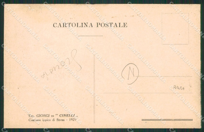 Verbania Stresa Concorso Ippico SCOLLATA cartolina QZ2062 – retro