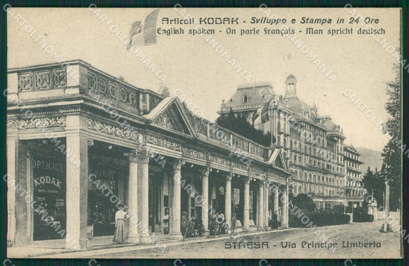 Verbania Stresa cartolina QZ2065 – fronte