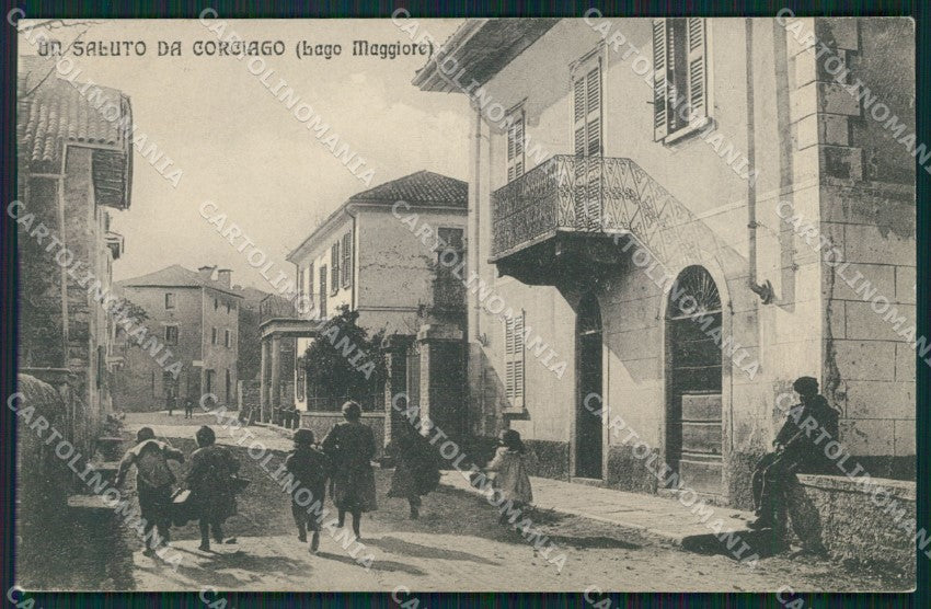 Novara Nebbiuno Corciago SCOLLATA cartolina QZ2081 – fronte