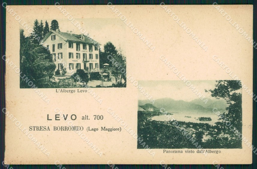 Verbania Stresa Levo cartolina QZ2083 – fronte