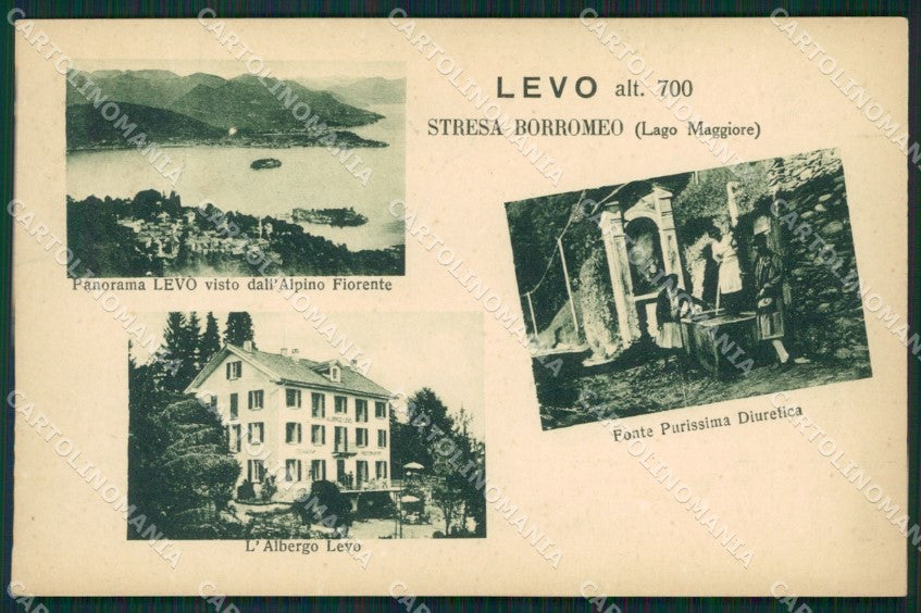Verbania Stresa Levo cartolina QZ2089 – fronte