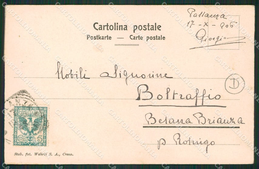 Verbania Suna cartolina QZ2095 – retro