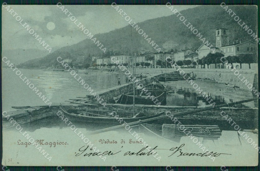 Verbania Suna Chiaro di Luna cartolina QZ2096 – fronte