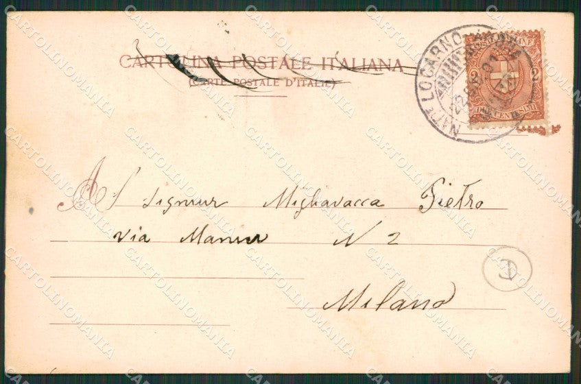 Verbania Suna cartolina QZ2098 – retro