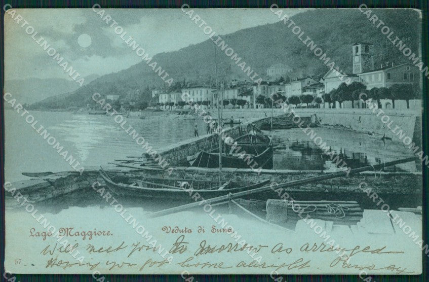 Verbania Suna Chiaro di Luna cartolina QZ2099 – fronte