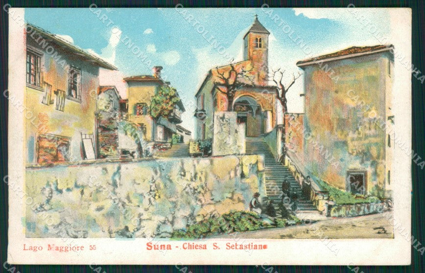 Verbania Suna cartolina QZ2101 – fronte