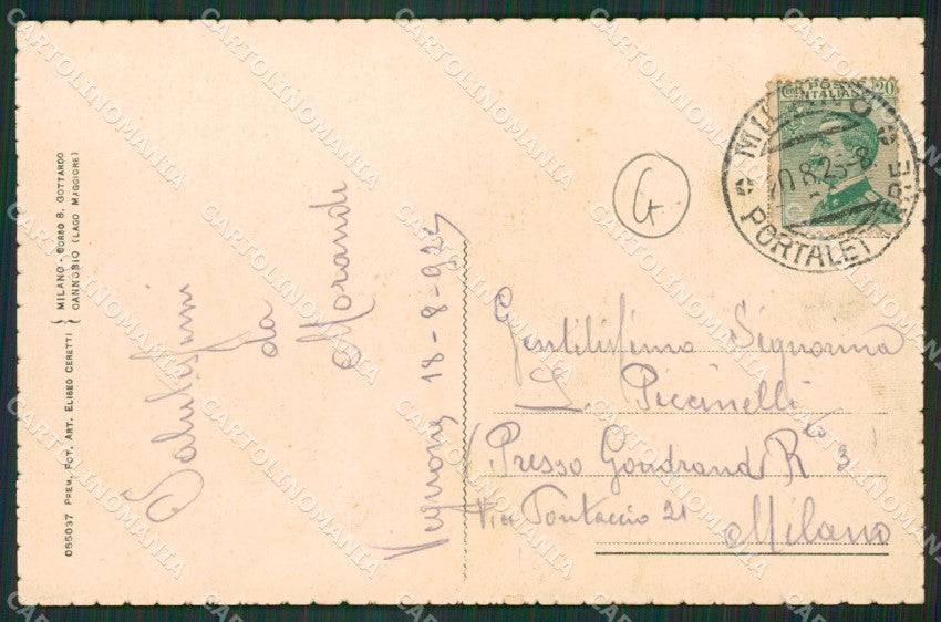 Verbania Vignone Bureglio Saluti da ANGOLINO SCOLLATO cartolina QZ2122 – retro