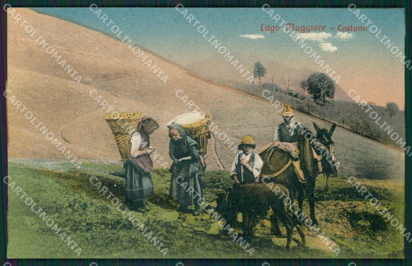 Verbania Lago Maggiore Costumi cartolina QZ2128 – fronte