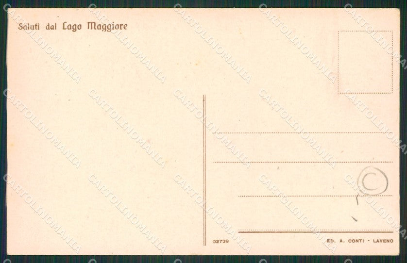Verbania Lago Maggiore Costumi cartolina QZ2128 – retro