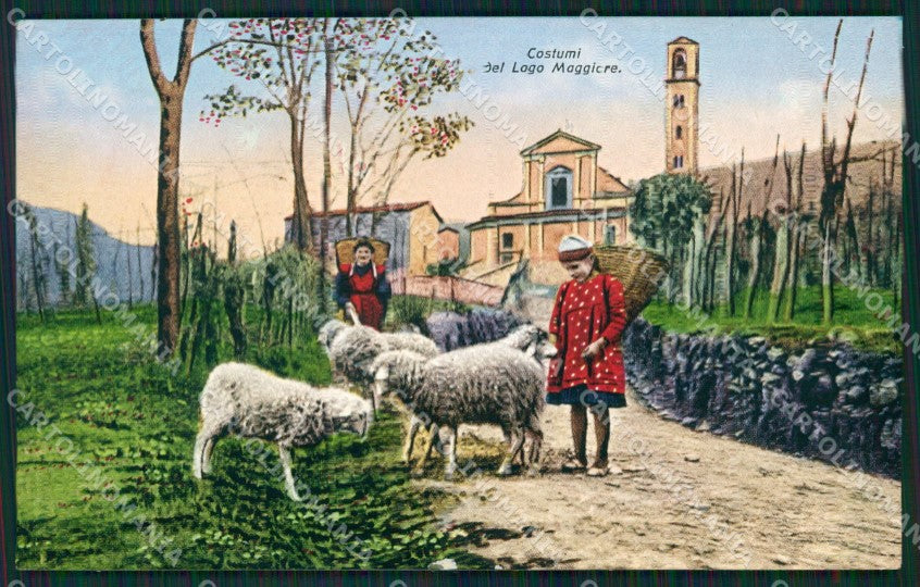 Verbania Lago Maggiore Costumi cartolina QZ2130 – fronte