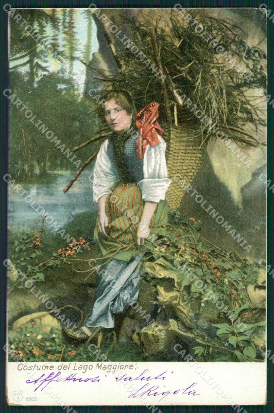 Verbania Lago Maggiore Costumi cartolina QZ2133 – fronte