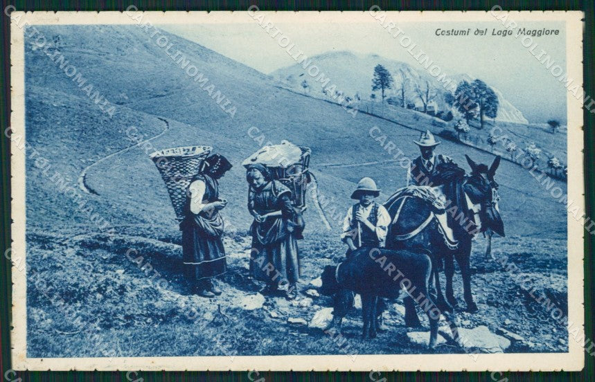 Verbania Lago Maggiore Costumi cartolina QZ2136 – fronte