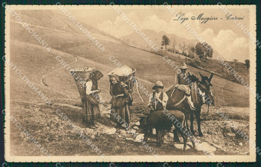 Verbania Lago Maggiore Costumi cartolina QZ2141 – fronte
