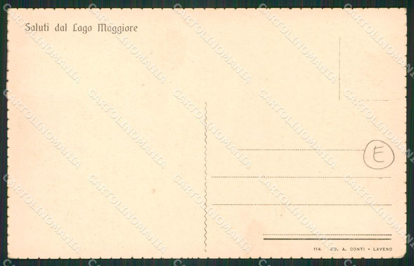 Verbania Lago Maggiore Costumi cartolina QZ2141 – retro