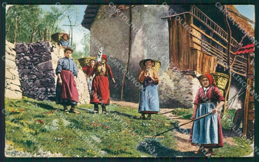 Verbania Lago Maggiore Costumi cartolina QZ2142 – fronte