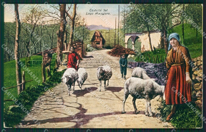 Verbania Lago Maggiore Costumi cartolina QZ2147 – fronte