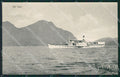 Verbania Lago Maggiore Battello PIEGA cartolina QZ2164 – fronte