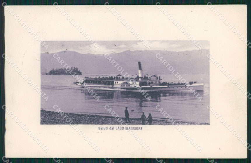 Verbania Lago Maggiore Battello cartolina QZ2171 – fronte