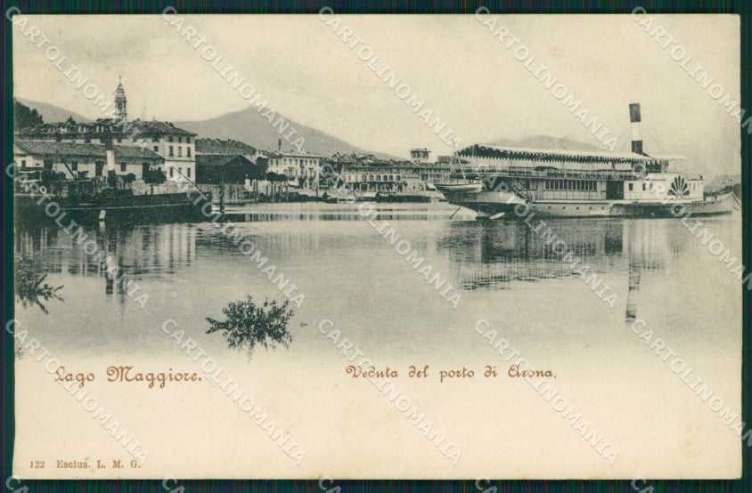 Verbania Lago Maggiore Battello cartolina QZ2173 – fronte