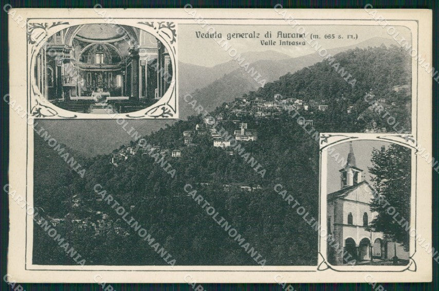 Verbania Aurano cartolina QZ2193 – fronte