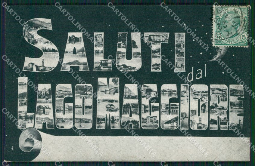 Verbania Lago Maggiore Saluti da cartolina QZ2199 – fronte
