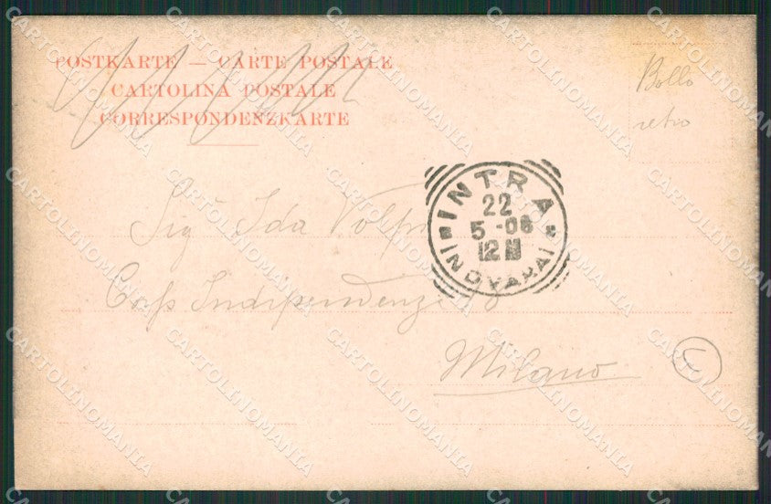 Verbania Lago Maggiore Saluti da cartolina QZ2199 – retro