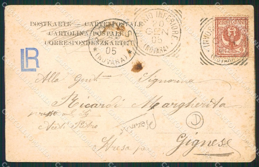 Verbania Lago Maggiore Saluti da PIEGHINE cartolina QZ2202 – retro