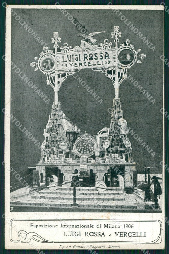 Vercelli Esposizione Milano cartolina QZ2256 – fronte