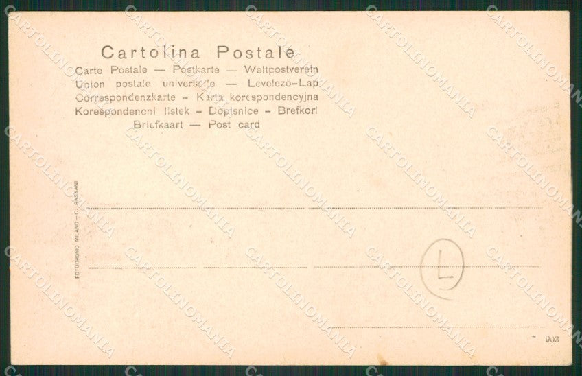 Vercelli città Mercato cartolina QZ2264 – retro