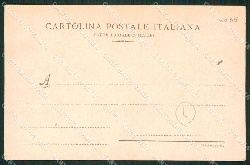 Vercelli città Militari cartolina QZ2265 – retro
