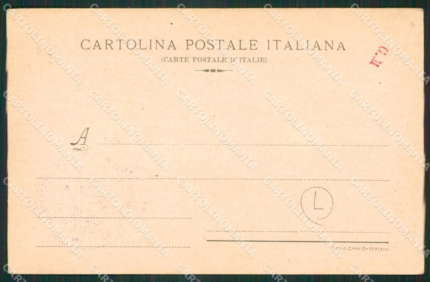 Vercelli città Militari cartolina QZ2266 – retro