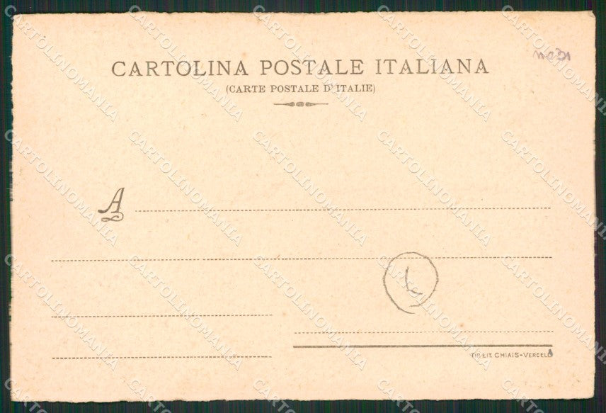 Vercelli città Militari cartolina QZ2268 – retro