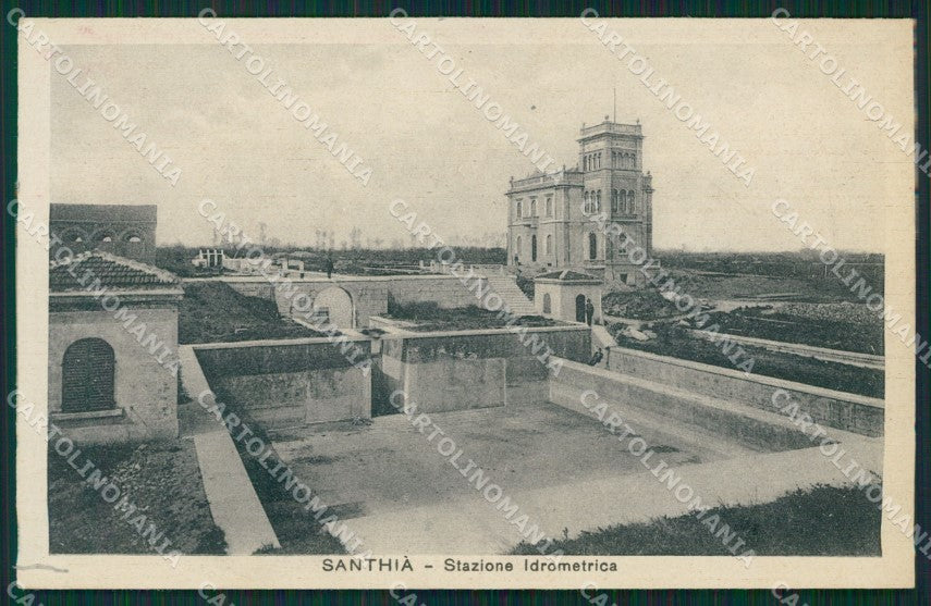 Vercelli Santhià cartolina QZ2295 – fronte