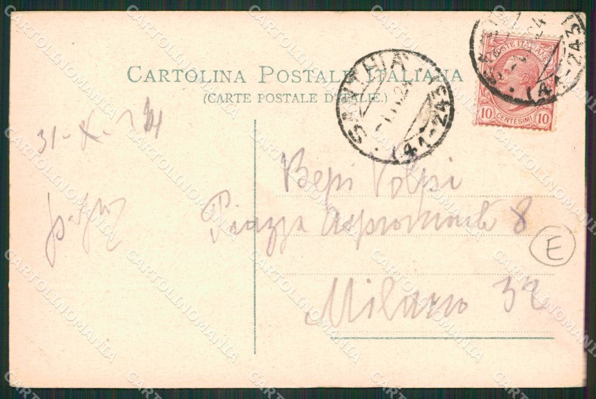 Vercelli Santhià cartolina QZ2298 – retro