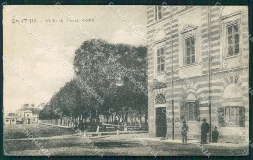 Vercelli Santhià PIEGHE cartolina QZ2299 – fronte
