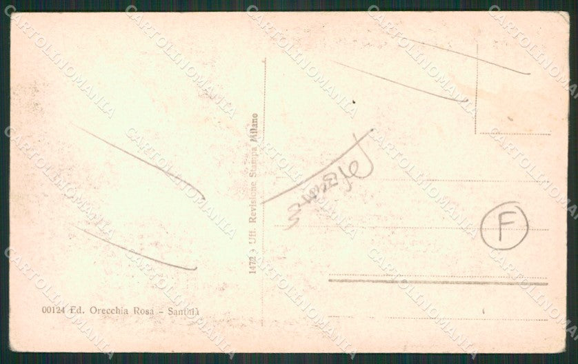 Vercelli Santhià PIEGHE cartolina QZ2299 – retro