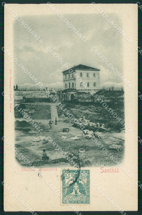 Vercelli Santhià cartolina QZ2301 – fronte