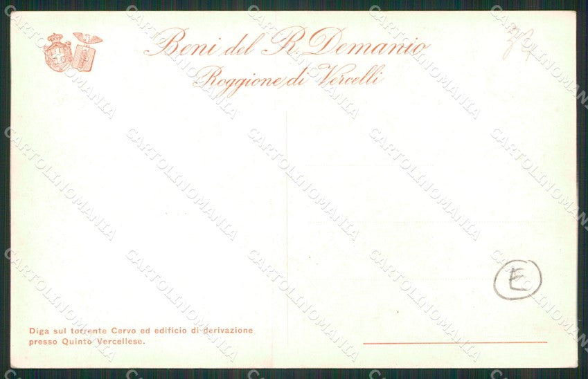 Vercelli Quinto cartolina QZ2324 – retro