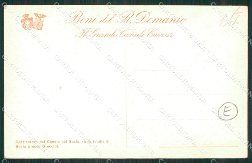 Vercelli Greggio cartolina QZ2325 – retro