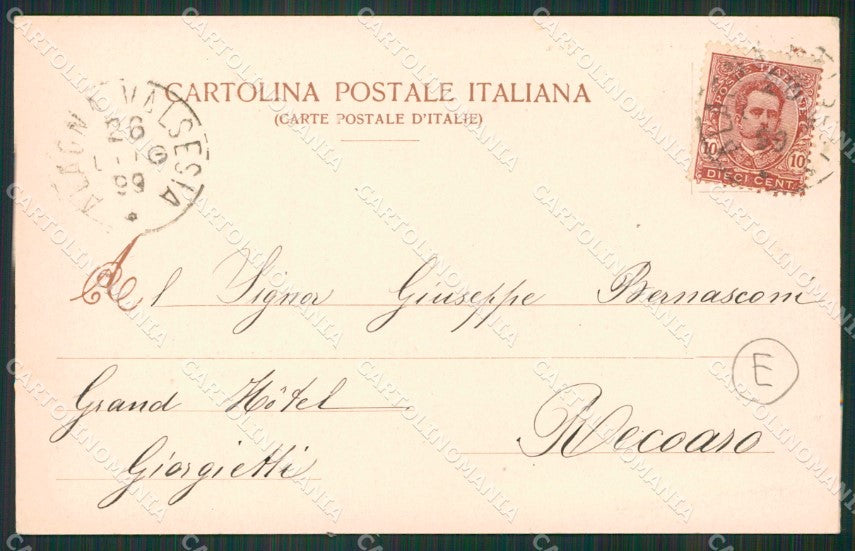Vercelli Alagna Sesia cartolina QZ2333 – retro