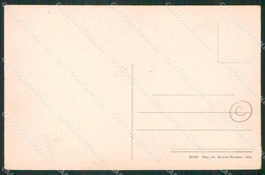 Novara Orta San Giulio cartolina QZ2336 – retro