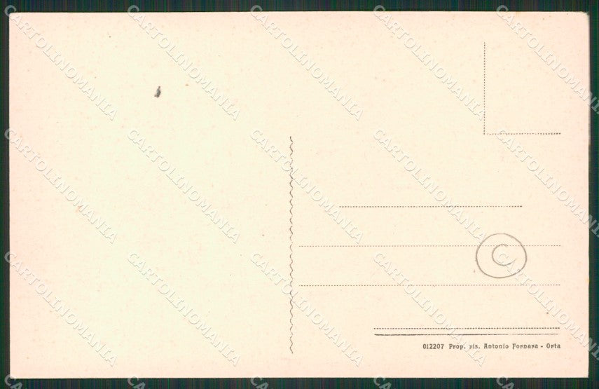 Novara Orta San Giulio cartolina QZ2343 – retro