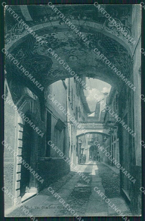 Novara Orta San Giulio cartolina QZ2345 – fronte