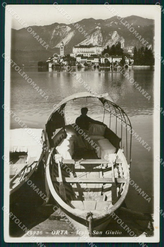 Novara Orta San Giulio Foto cartolina QZ2350 – fronte