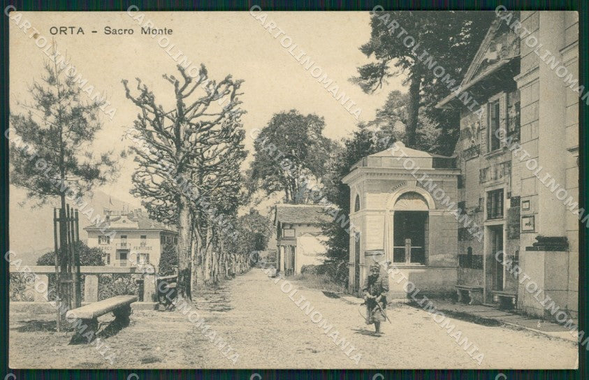 Novara Orta San Giulio cartolina QZ2354 – fronte